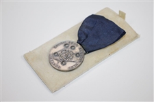 1931 Sandy Burr CC Sterling Silver Medal for Breaking Par Won by Ralph Thomas with Original Display Box