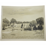 Original Hole #9 at Pine Meadows 8x10 Photo - Writing on Front