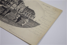 1905 Postcard from Newport Country Club Depicting Round in Play & Clubhouse