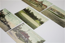 Five (5) Augusta, Ga. Post Cards from Turn of the Century Including Golf Links