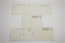 Five (5) Augusta, Ga. Post Cards from Turn of the Century Including Golf Links