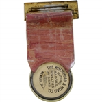 1926 US Open at Scioto Committee Member Badge with Ribbon - Bobby Jones Wins!