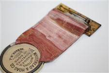 1926 US Open at Scioto Committee Member Badge with Ribbon - Bobby Jones Wins!