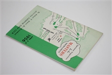 1956 Masters Tournament Spectator Guide - Jack Burke Jr. Winner