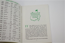 1956 Masters Tournament Spectator Guide - Jack Burke Jr. Winner