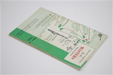 1960 Masters Tournament Spectator Guide - Arnold Palmer Winner