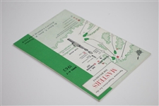 1963 Masters Tournament Spectator Guide - Jack Nicklaus Winner