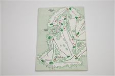 1963 Masters Tournament Spectator Guide - Jack Nicklaus Winner