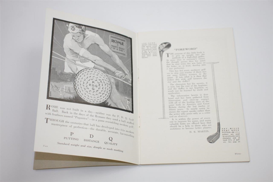1928 'The Making of a Champion' Booklet by H.B. Martin - Harry C. Lee & Co. Publishers