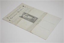 Dummy Layout For Professional Golfers Weekly First Issue Vol. 1 No. 1 