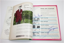 Lema, Jack, Arnie, Champ Casper, & others Signed 1966 US Open at Olympic Program JSA ALOA