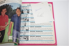 Lema, Jack, Arnie, Champ Casper, & others Signed 1966 US Open at Olympic Program JSA ALOA
