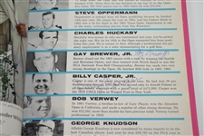 Lema, Jack, Arnie, Champ Casper, & others Signed 1966 US Open at Olympic Program JSA ALOA