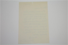 Denny Shute Signed Handwritten Letter for Autograph Request 8/8/65 JSA ALOA