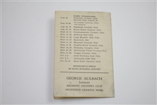 1925 Massachusetts Golf Association Golf Tournaments Booklet - Aulbach Golf Shop