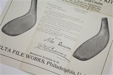 1915 Delta 'Highest Grade Files' Golf Club Marking Kit Advertisement - Duncan & Barnes