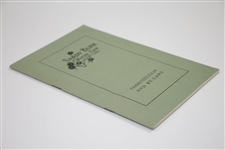 Sandy Burr Country Club Wayland, Mass. Constitution and By-Laws Booklet - Incorporated 1922