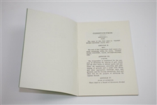 Sandy Burr Country Club Wayland, Mass. Constitution and By-Laws Booklet - Incorporated 1922
