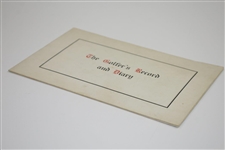 1910 The Golfer's Record and Diary Illustrated & with Cards of Erie GC - W. Fordham Morgan Edited & Compiled