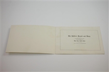 1910 The Golfer's Record and Diary Illustrated & with Cards of Erie GC - W. Fordham Morgan Edited & Compiled