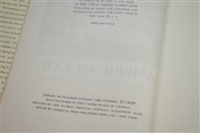 1956 'The Story of American Golf: Its Champions & Its Championships' by Herbert Warren Wind Sourced From Bert Yancey