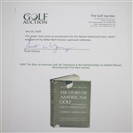 1956 'The Story of American Golf: Its Champions & Its Championships' by Herbert Warren Wind Sourced From Bert Yancey