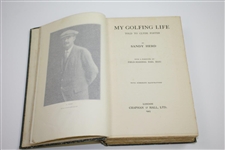 1923 'My Golfing Life' London Edition Book by Sandy Herd Sourced From Bert Yancey