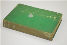1937 'Bedrock Principles of Golf' Book by W.W. Lowe Sourced From Bert Yancey