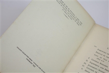 1937 'Bedrock Principles of Golf' Book by W.W. Lowe Sourced From Bert Yancey