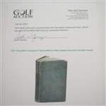 1937 'The Golfer's Companion' Book Edited by Peter Lawless Sourced From Bert Yancey