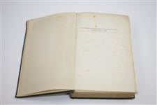 1921 'Present Day Golf' Book by George Duncan & Bernard Darwin Sourced From Bert Yancey