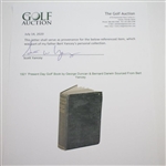 1921 'Present Day Golf' Book by George Duncan & Bernard Darwin Sourced From Bert Yancey