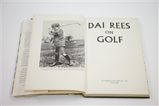 1959 'Dai Rees on Golf' Book by Dai Rees Sourced From Bert Yancey