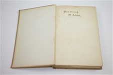 1927 'Essentials of Golf' Book Signed by Abe Mitchell  Sourced From Bert Yancey JSA ALOA