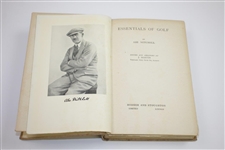 1927 'Essentials of Golf' Book Signed by Abe Mitchell  Sourced From Bert Yancey JSA ALOA