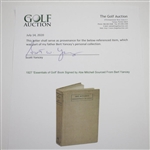 1927 'Essentials of Golf' Book Signed by Abe Mitchell  Sourced From Bert Yancey JSA ALOA