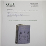 1913 'The Art of Golf' Book by Joshua Taylor Sourced From Bert Yancey