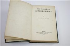 1907 'My Golfing Reminiscences' Book by Harold H. Hilton Sourced From Bert Yancey