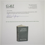 1907 'My Golfing Reminiscences' Book by Harold H. Hilton Sourced From Bert Yancey