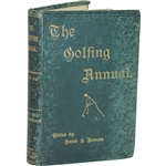 1890 The Golfing Annual Vol. III Book Edited by David Scott Duncan 1889-90 Sourced From Bert Yancey