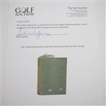 1952 'James Braid' Book by Bernard Darwin Sourced From Bert Yancey