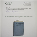 1925 'The Foundations of Golf' Book by J.S.K. Smith & B.S. Weastell Sourced From Bert Yancey
