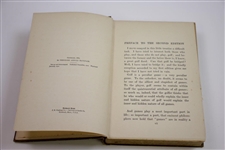1912 'The Mystery of Golf' Second Edition Book by Arnold Haultain Sourced From Bert Yancey