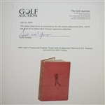 1896 'Golf in Theory and Practice: Some Hints to Beginners' Book by H.S.C. Everard Sourced From Bert Yancey