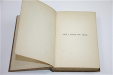 1907 'Side Lights On Golf' Book by Garden G. Smith Sourced From Bert Yancey