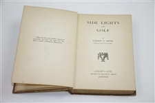 1907 'Side Lights On Golf' Book by Garden G. Smith Sourced From Bert Yancey