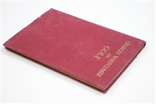 1931 'Charles Whitcombe On Golf' Book by Charles Whitcombe Sourced From Bert Yancey