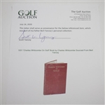 1931 'Charles Whitcombe On Golf' Book by Charles Whitcombe Sourced From Bert Yancey