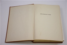 1956 'On Learning Golf' 4th Printing Book by Percy Boomer Sourced From Bert Yancey