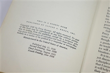 1956 'On Learning Golf' 4th Printing Book by Percy Boomer Sourced From Bert Yancey